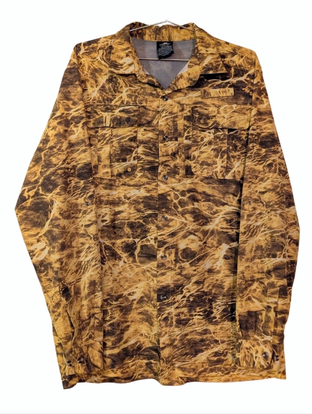 Mossy Oak Yellow and Brown Camouflage Shirt
